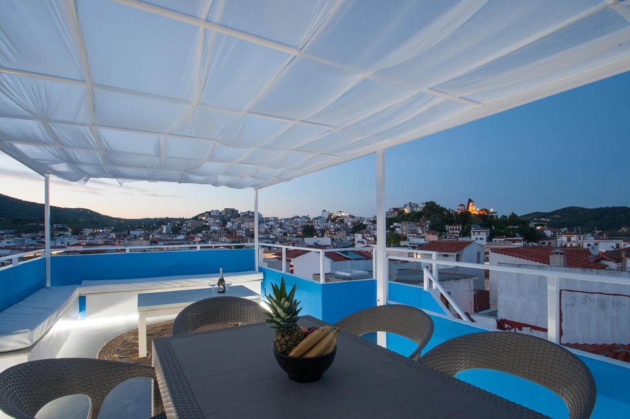 Capolavoro, Boutique Apartment With Unique Rooftop Skiathos Exterior foto