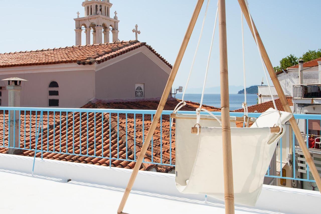 Capolavoro, Boutique Apartment With Unique Rooftop Skiathos Exterior foto